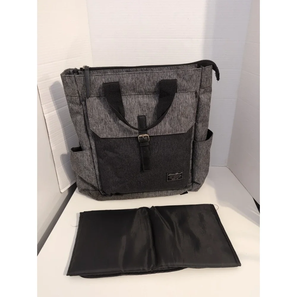 Eddie Bauer First‎ Adventure Backpack Diaper Bag Multipocket Adjustable Straps
